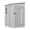 Patiowell 5x4 Plastic Storage Shed, Gray