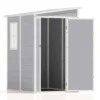 Patiowell 5x4 Plastic Storage Shed, Gray
