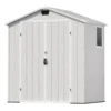 product-6x4-plastic-shed-horizontal-gray-main-img Patiowell 6x4 Plastic Shed with Window & Vent, Gray